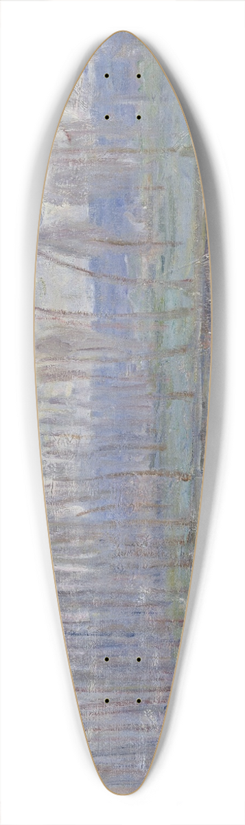 Alfred Sisley - On the Shores of Loing 39.3 inch art pintail longboard deck