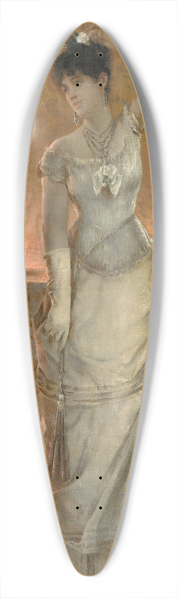 Alfred Stevens - Winter 39.3 inch art pintail longboard deck