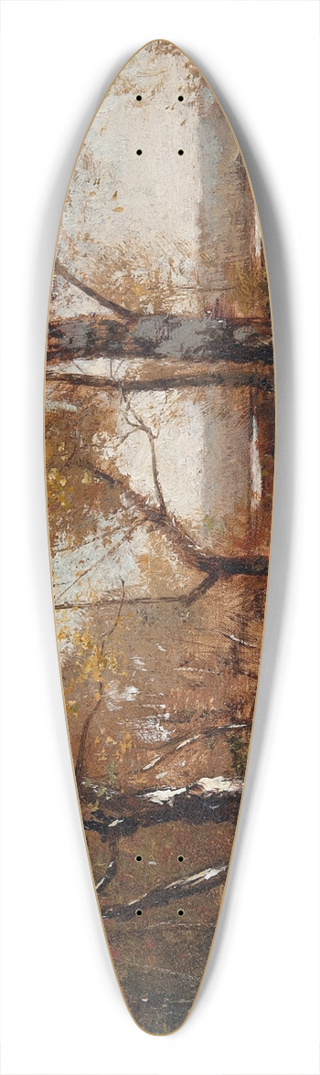 Alfred Wahlberg - Autumn 39.3 inch art pintail longboard deck