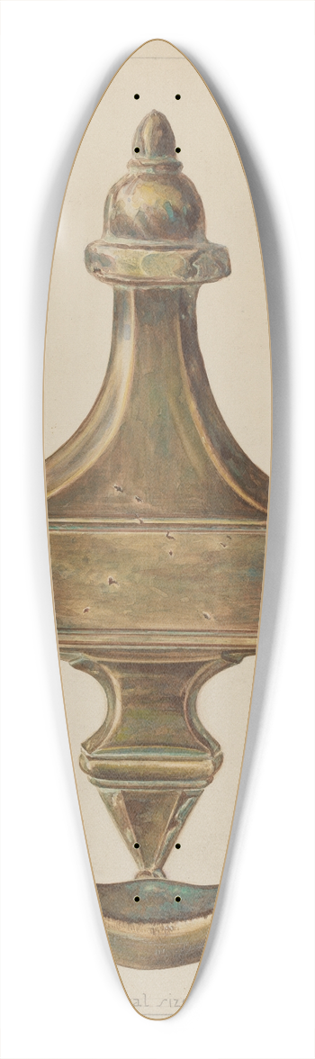 Alfred Walbeck - Door Knocker 39.3 inch art pintail longboard deck