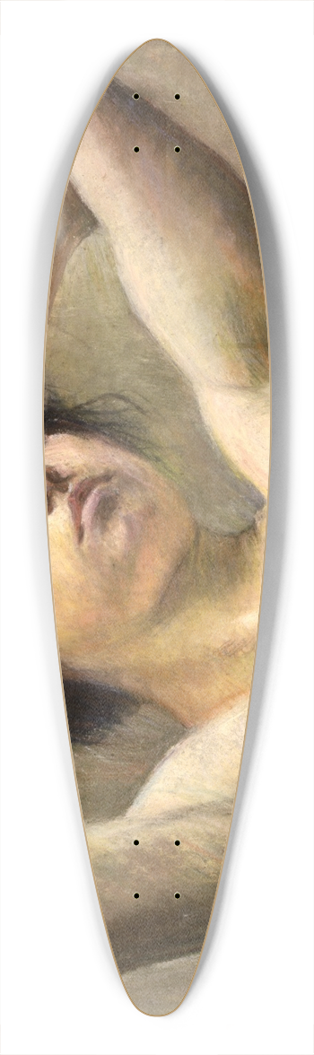 Alice Pike Barney - In Pose 39.3 inch art pintail longboard deck