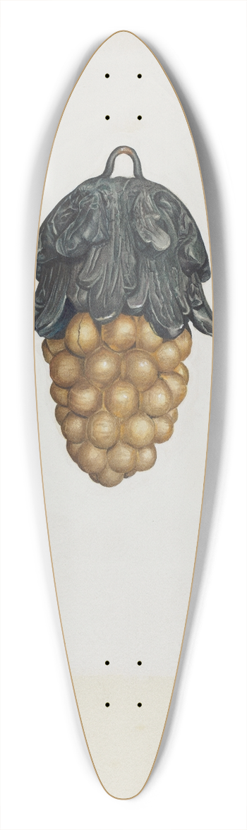Alice Stearns - Bunch of Grapes 39.3 inch art pintail longboard deck