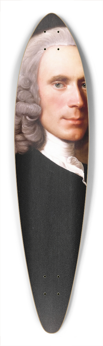 Allan Ramsay - Portrait of John Reid 39.3 inch art pintail longboard deck