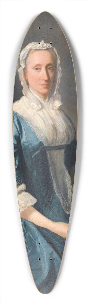 Allan Ramsay - Portrait Of Miss Finch 39.3 inch art pintail longboard deck