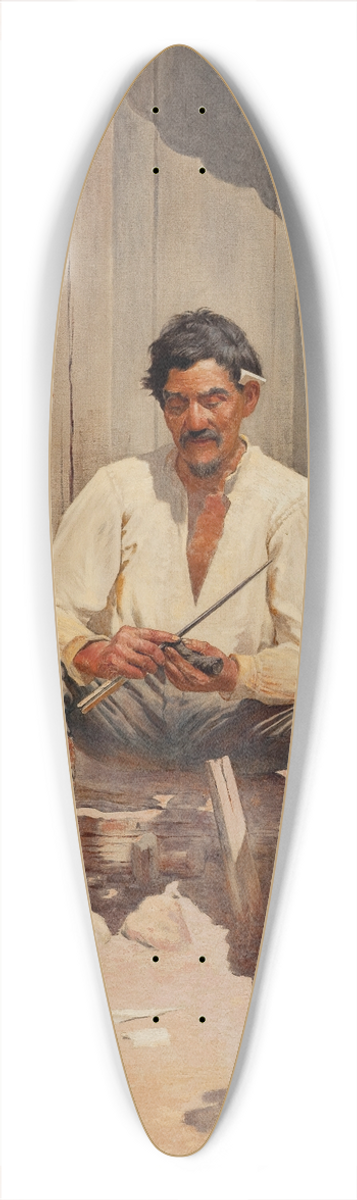 Almeida Jnior - Caipira Cutting Tobacco 39.3 inch art pintail longboard deck