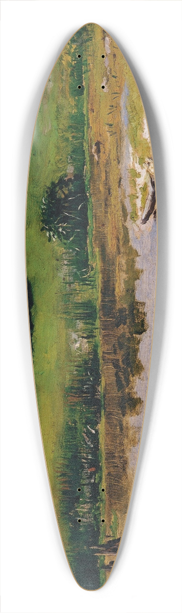 Almeida Jnior - Fluvial Landscape 39.3 inch art pintail longboard deck