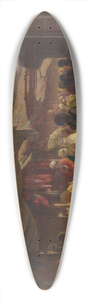 Alois Schnn - Trkischer Bazar 39.3 inch art pintail longboard deck