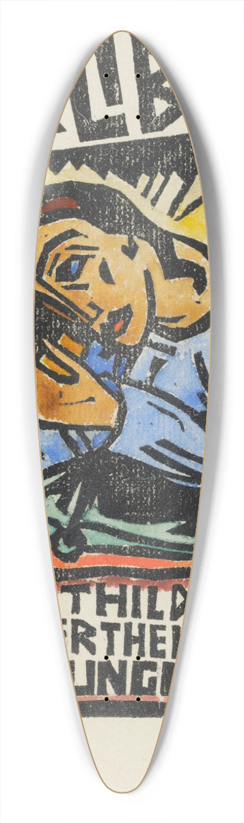 Aloys Wach - Ex libris Thilde Wertheimer-Junger 39.3 inch art pintail longboard deck