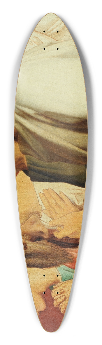 Alphonse-Henri Perin - Groupe dAptres lors de la Cne (tourns vers la gauche) 39.3 inch art pintail longboard deck