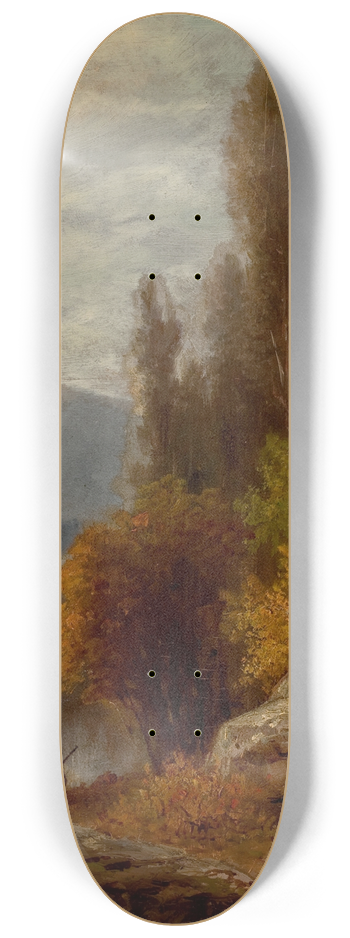Benjamin Champney - Hunter on the Path 8.25 inch art skate deck