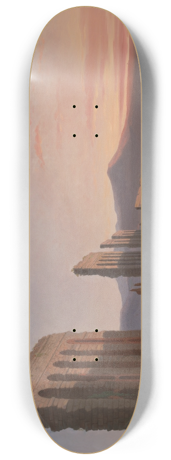 Benjamin Champney - View of the RomanCampagna 8.25 inch art skate deck