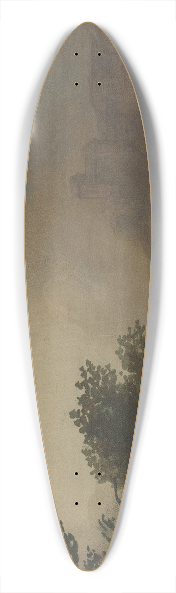 Alphonse Legros - Storm 39.3 inch art pintail longboard deck
