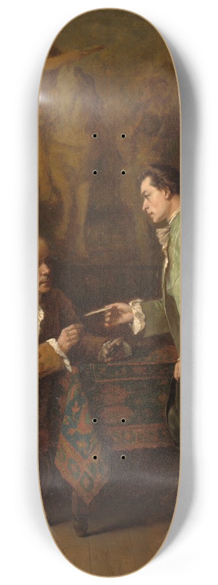 Benjamin-Eugne Fichel - The letter of recommendation 8.25 inch art skate deck