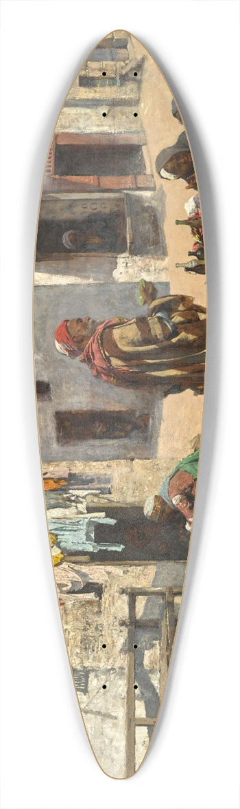 Alphons Leopold Mielich - Offering Refreshment, Cairo 39.3 inch art pintail longboard deck