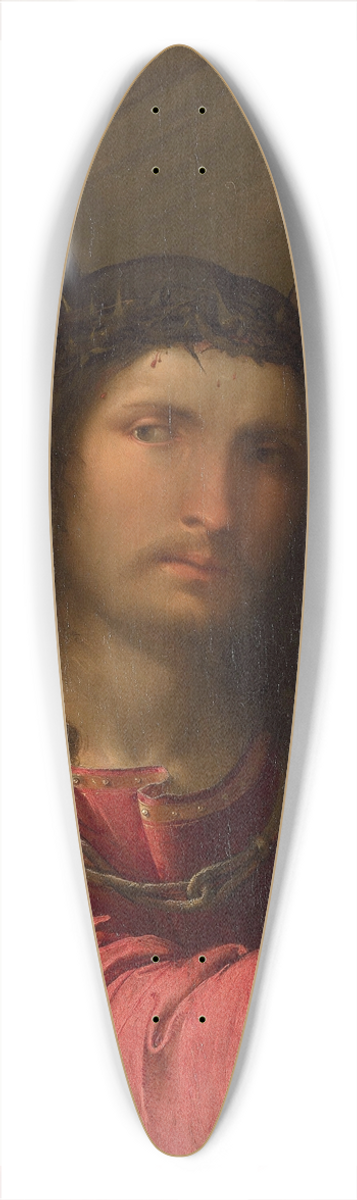 Altobello Melone - Christ carrying the Cross 39.3 inch art pintail longboard deck