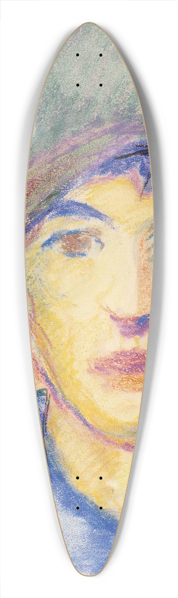 Alvar Cawn - Poika, Bretagne 39.3 inch art pintail longboard deck