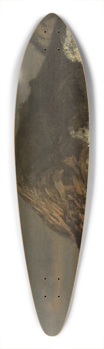 Amaldus Nielsen - Efter storm, Spangereidleden 39.3 inch art pintail longboard deck