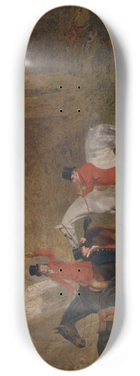 Benjamin Marshall - Foxhunting Scene 8.25 inch art skate deck