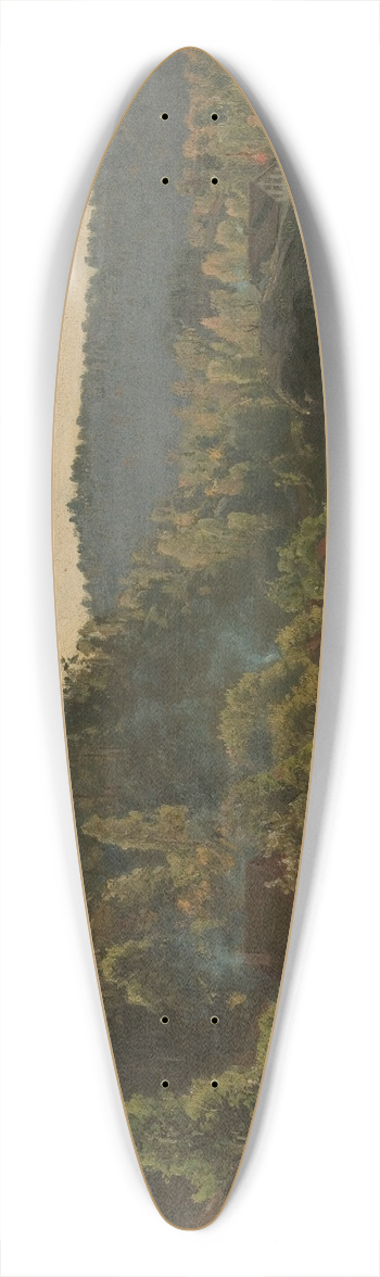Amaldus Nielsen - Langesand ved Risr 39.3 inch art pintail longboard deck