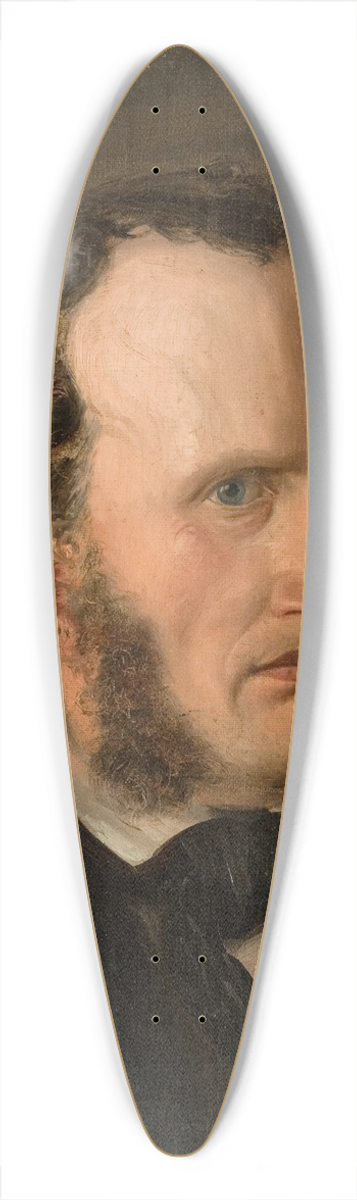 Amaldus Nielsen - Portrett av kunstnerens bror Harald 39.3 inch art pintail longboard deck