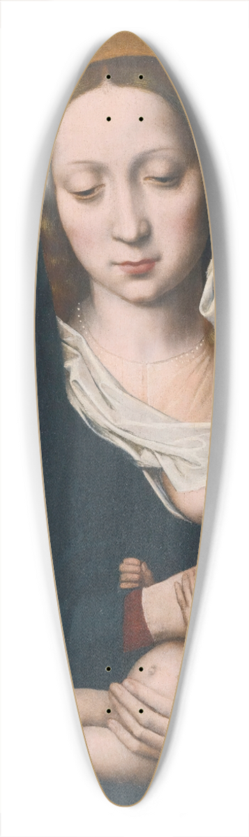 Ambrosius Benson - Virgin And Child 39.3 inch art pintail longboard deck