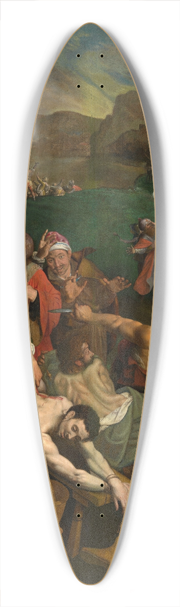 Ambrosius Francken I - The Martyrdom of Saint Crispin and Saint Crispinian 39.3 inch art pintail longboard deck