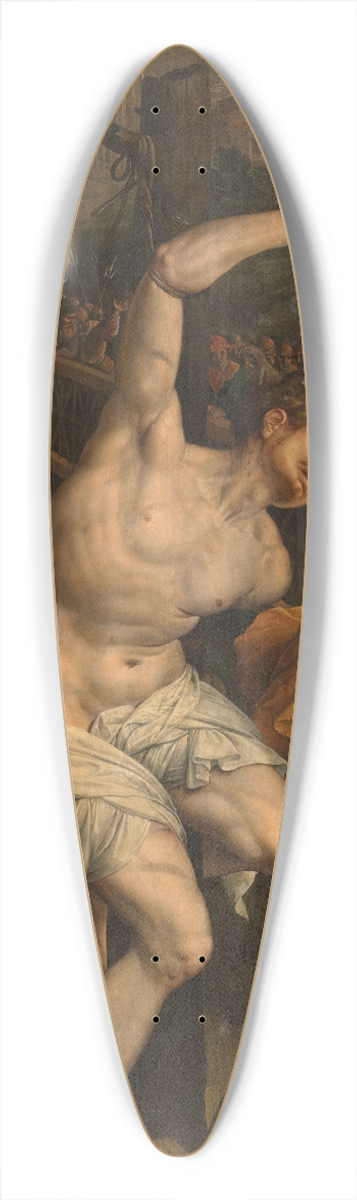 Ambrosius Francken I - The Martyrdom of Saint Sebastian of Rome 39.3 inch art pintail longboard deck