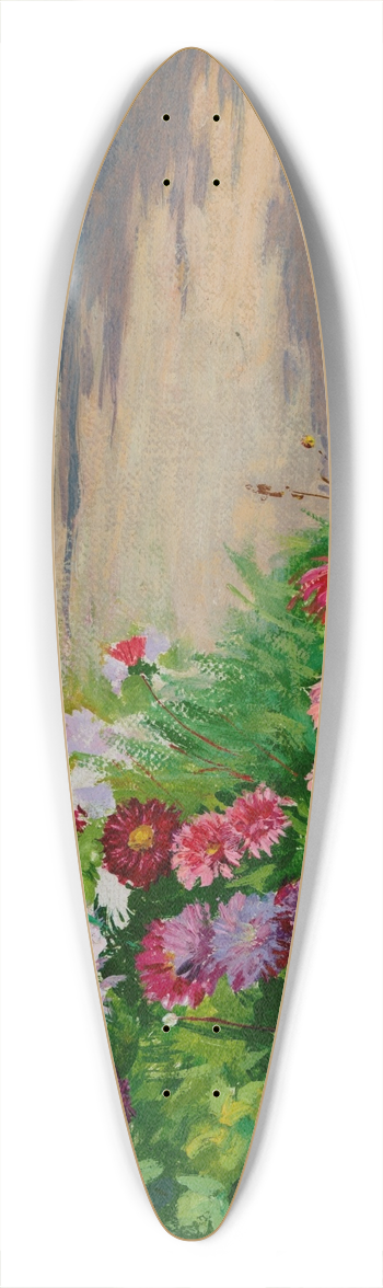 Ambroy Sabatowski - Asters 39.3 inch art pintail longboard deck