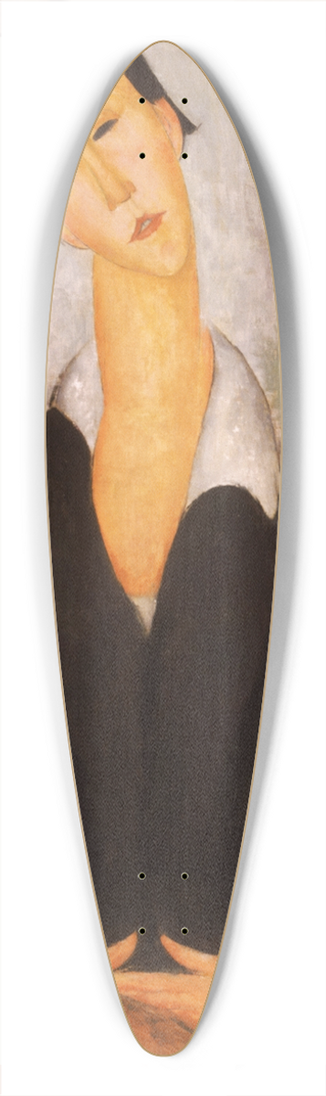 Amedeo Modigliani - Portrait Of A Polish Woman 39.3 inch art pintail longboard deck