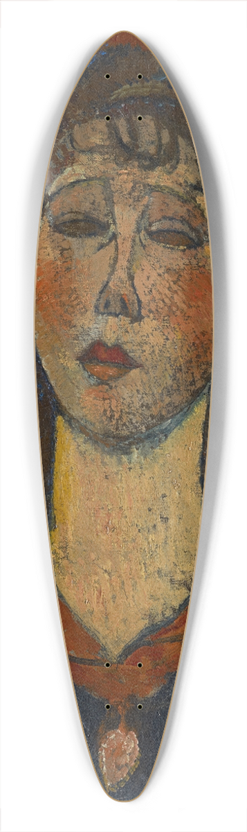 Amedeo Modigliani - Portrait of Madame Dorival 39.3 inch art pintail longboard deck