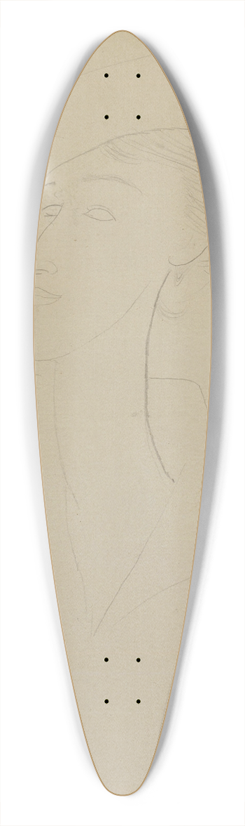 Amedeo Modigliani - Untitled (Portrait of Madame Zborowska) 39.3 inch art pintail longboard deck