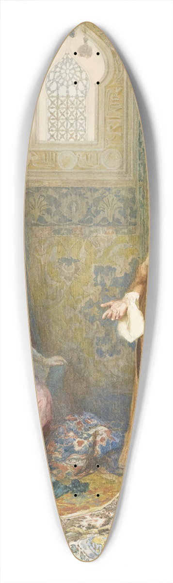 Amedeo Simonetti - The Carpet Seller 39.3 inch art pintail longboard deck