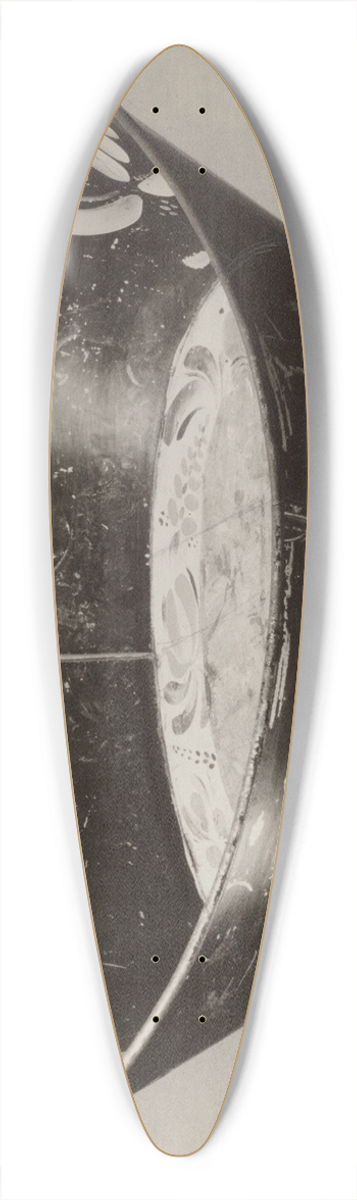 American 20th Century - Bread Tray 39.3 inch art pintail longboard deck
