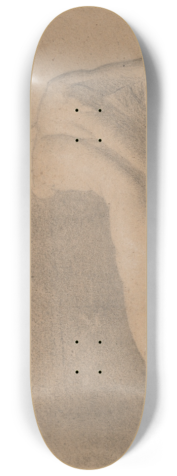 Benjamin Robert Haydon - Study of a Reclining, Nude Figure 8.25 inch art skate deck