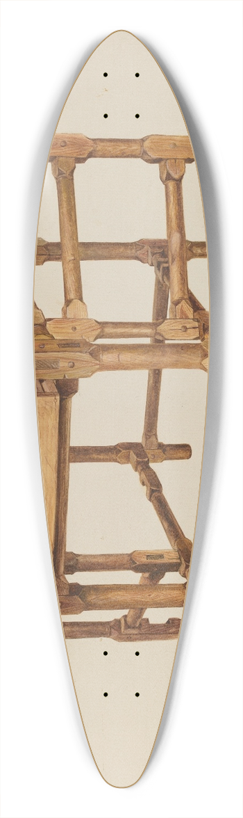 Amos C. Brinton - Gate-legged Dining Table 39.3 inch art pintail longboard deck