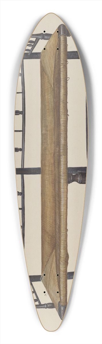 Amos C. Brinton - Settee 39.3 inch art pintail longboard deck