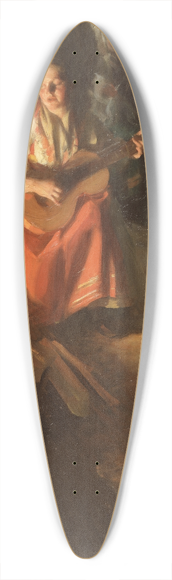 Anders Zorn - A Musical Family 39.3 inch art pintail longboard deck
