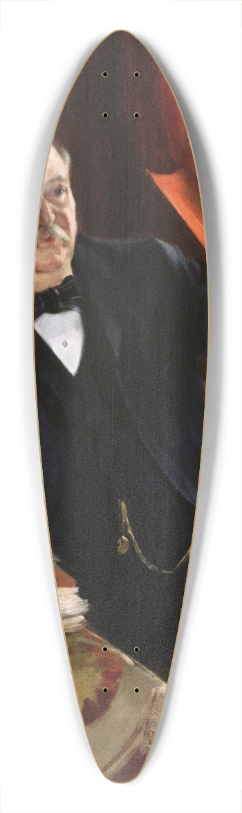Anders Zorn - Grover Cleveland 39.3 inch art pintail longboard deck
