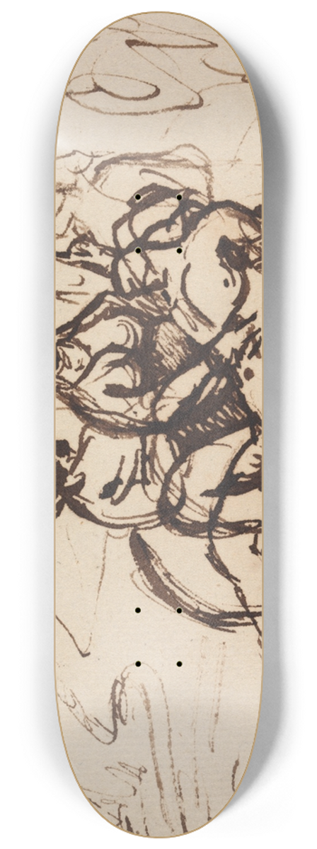 Benjamin Robert Haydon - Study of the Pieta 8.25 inch art skate deck