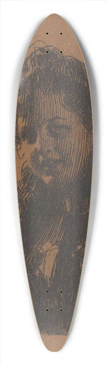 Anders Zorn - Mme. Granberg 39.3 inch art pintail longboard deck
