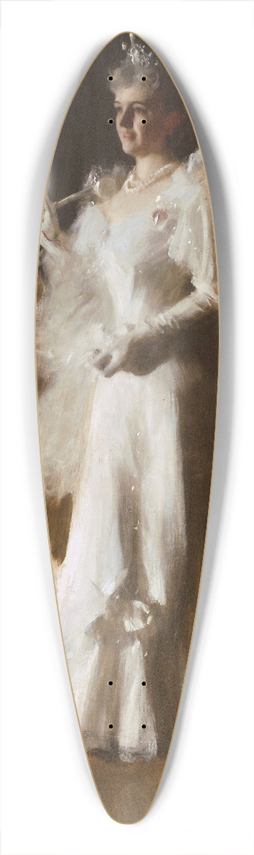 Anders Zorn - Mrs. Potter Palmer 39.3 inch art pintail longboard deck