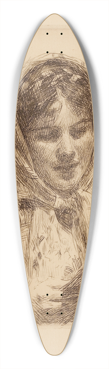 Anders Zorn - The Letter 39.3 inch art pintail longboard deck
