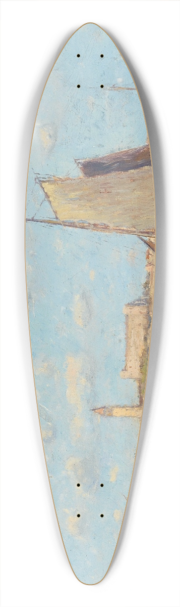 Andor Zllich Von Zllborn - Capodistria An Der Adria 39.3 inch art pintail longboard deck