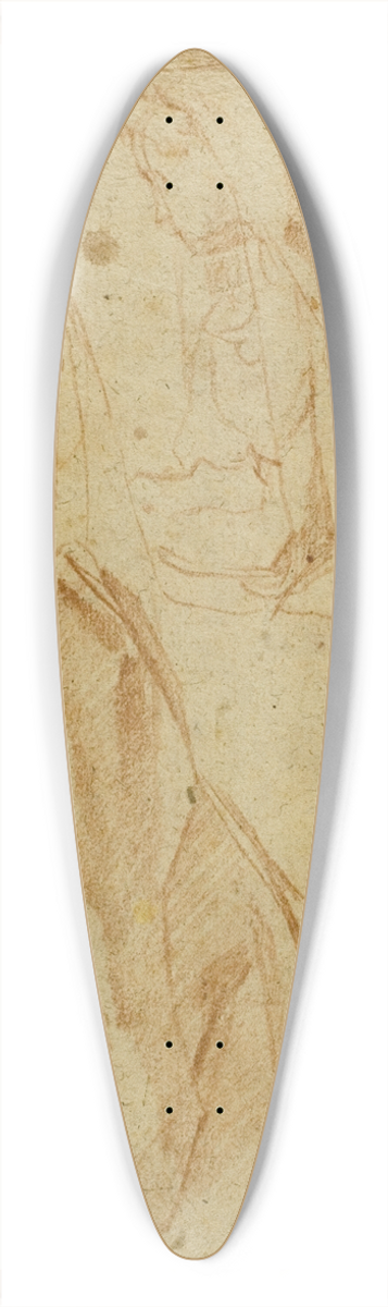 Andrea Boscoli - Three Half-length Studies of Veiled Female Figure 39.3 inch art pintail longboard deck
