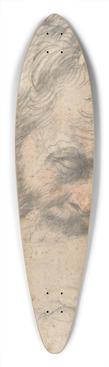 Andrea del Sarto - Study for the Head of Saint Joseph 39.3 inch art pintail longboard deck