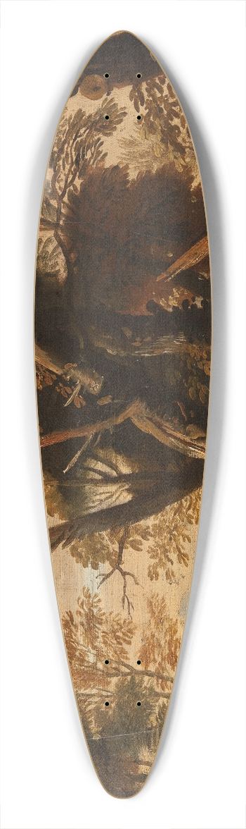 Andrea Locatelli - Landscape 39.3 inch art pintail longboard deck