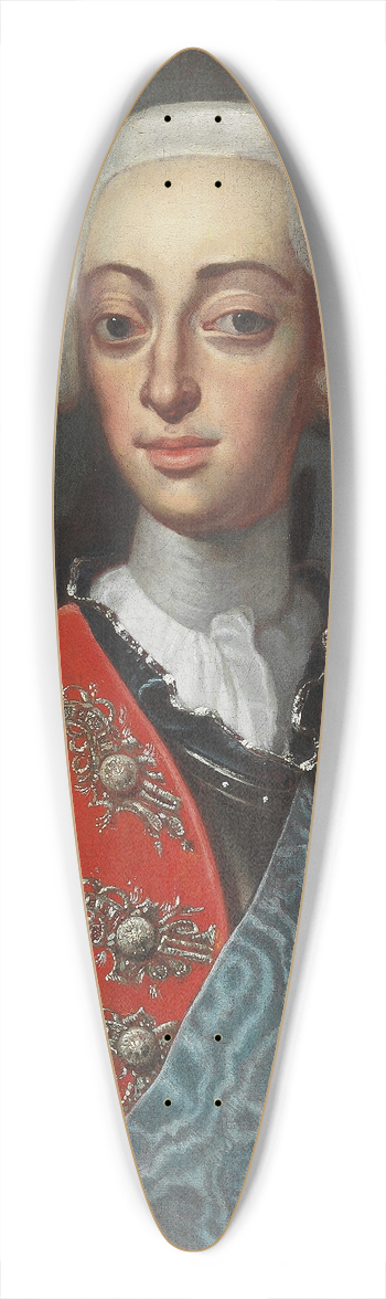 Andreas Mller - Portrt af kong Frederik V 39.3 inch art pintail longboard deck