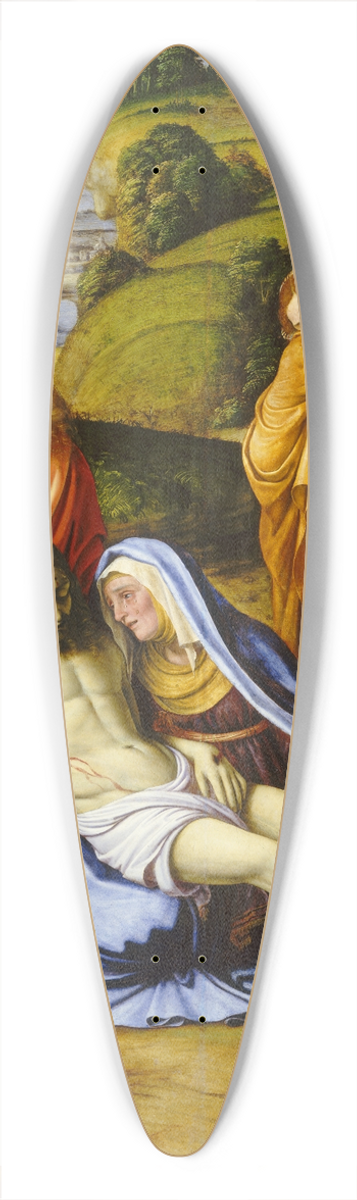 Andrea Solario - Lamentation 39.3 inch art pintail longboard deck