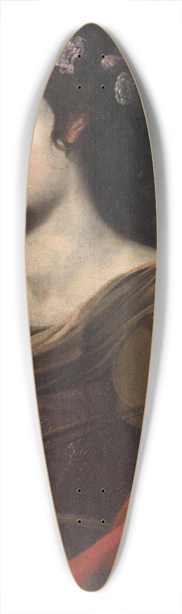 Andrea Vaccaro - Saint Cecilia 39.3 inch art pintail longboard deck