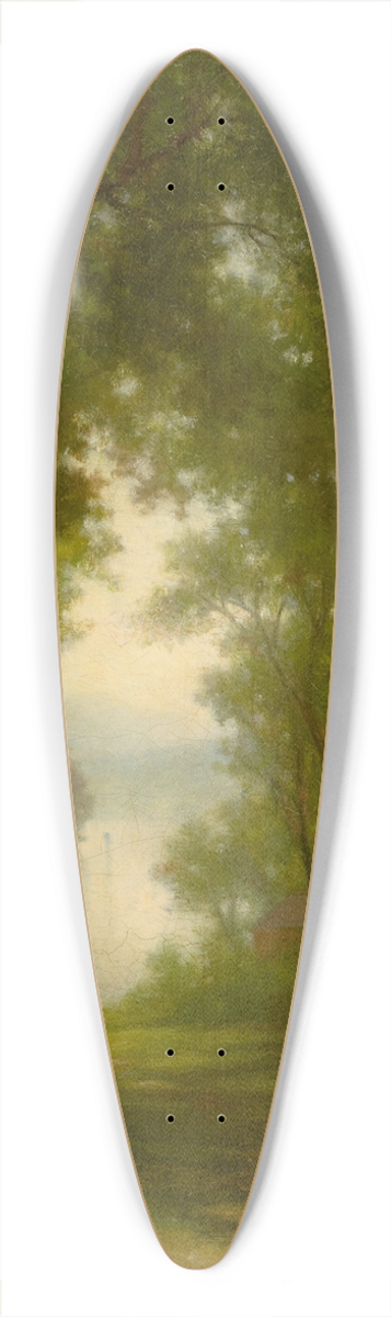Andrew Fisher Bunner - In the Forest 39.3 inch art pintail longboard deck